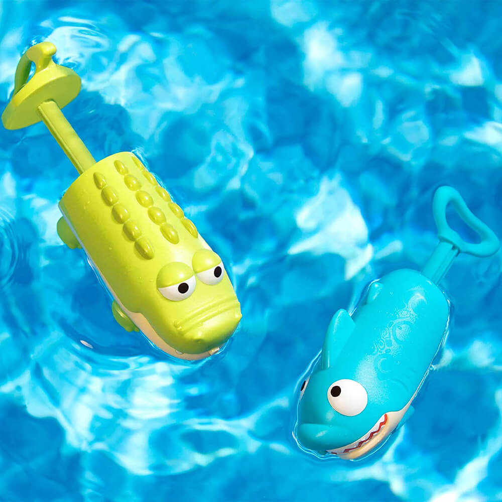 Crocodile & Shark Water Squirter Toy For Kids. Shop Pool Toys on Mounteen. Worldwide shipping available.