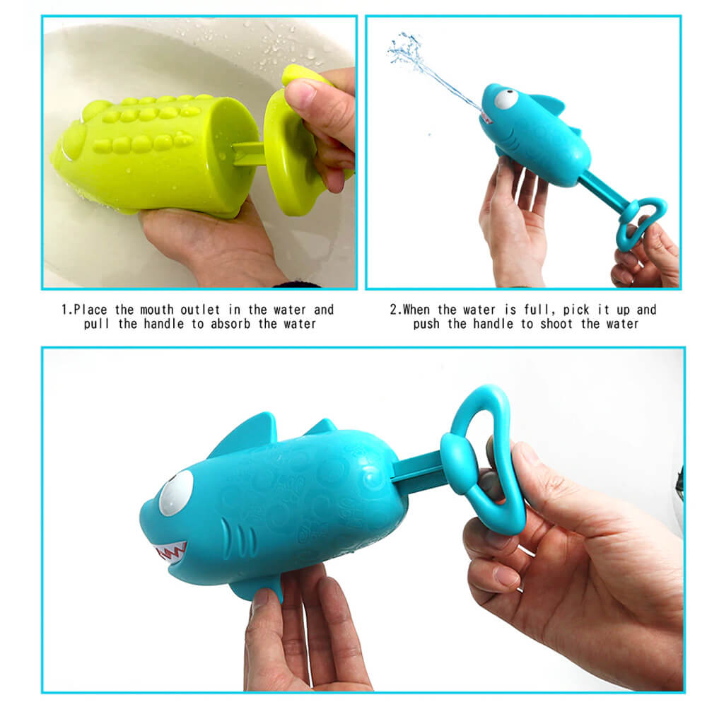 Crocodile & Shark Water Squirter Toy For Kids. Shop Pool Toys on Mounteen. Worldwide shipping available.
