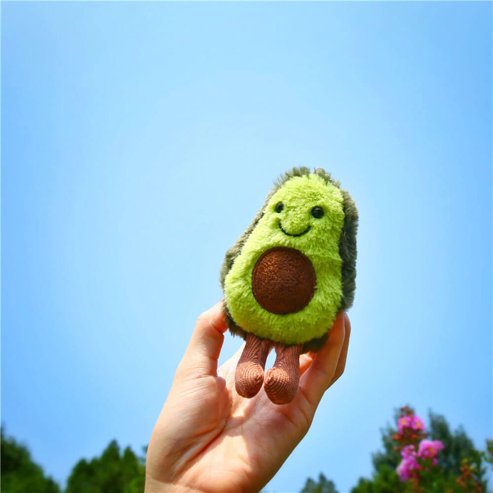 Cute Avocado Keychain Plush. Shop Clothing Accessories on Mounteen. Worldwide shipping available.