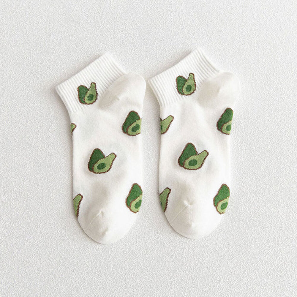 Cute Avocado Socks. Shop Hosiery on Mounteen. Worldwide shipping available.