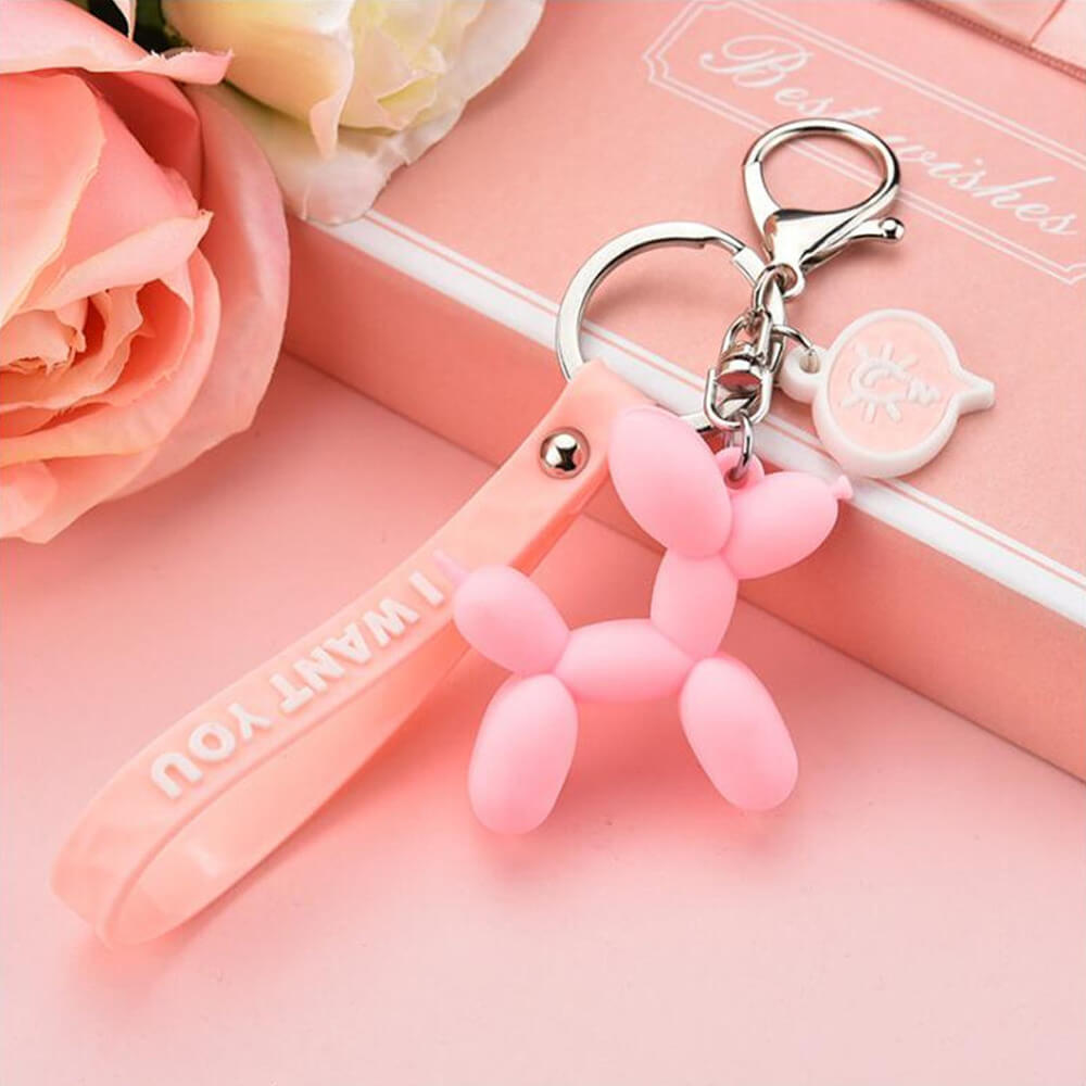 Cute Balloon Dog Car Keychain. Shop Clothing Accessories on Mounteen. Worldwide shipping available.