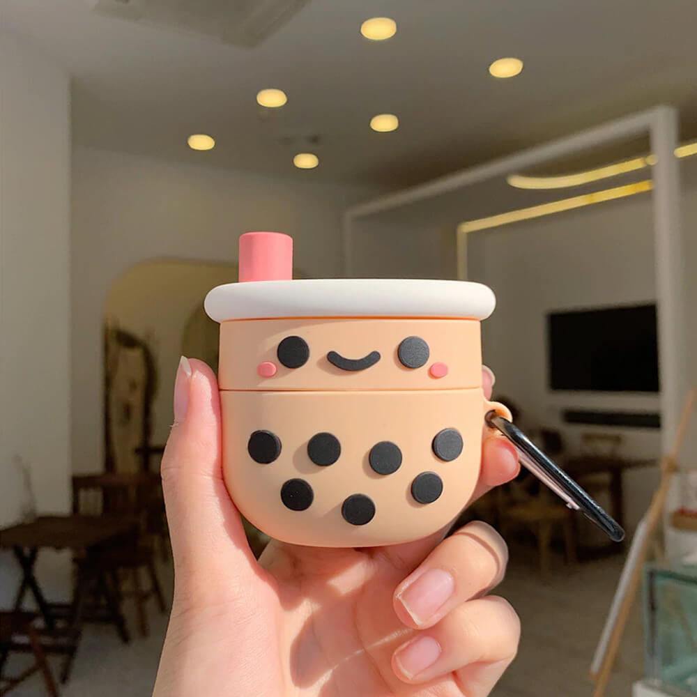 Cute Boba AirPod Case With Keychain. Shop Keychains on Mounteen. Worldwide shipping available.