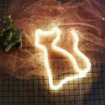 Cute Cat Neon Light Sign. Shop Night Lights & Ambient Lighting on Mounteen. Worldwide shipping available.