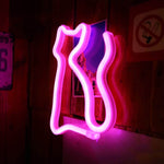 Cute Cat Neon Light Sign. Shop Night Lights & Ambient Lighting on Mounteen. Worldwide shipping available.