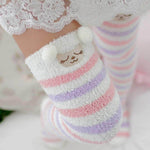 Cute & Comfy Striped Animal Thigh High Socks. Shop Hosiery on Mounteen. Worldwide shipping available.