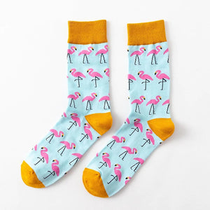 Cute Flamingo Socks For Men & Women. Shop Hosiery on Mounteen. Worldwide shipping available.