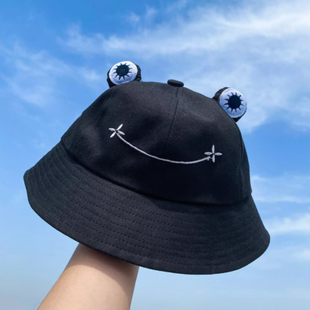 Cute Frog Bucket Hat. Shop Hats on Mounteen. Worldwide shipping available.