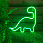 Cute Glowing Neon Dinosaurs Sign. Shop Night Lights & Ambient Lighting on Mounteen. Worldwide shipping available.