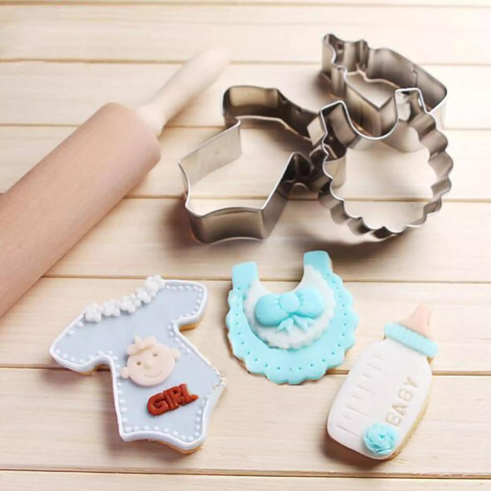 Cute New Baby Cookie Cutters. Shop Cookie Cutters on Mounteen. Worldwide shipping available.