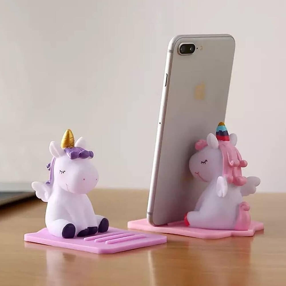 Cute Unicorn Phone Holder Stand. Shop Mobile Phone Accessories on Mounteen. Worldwide shipping available.