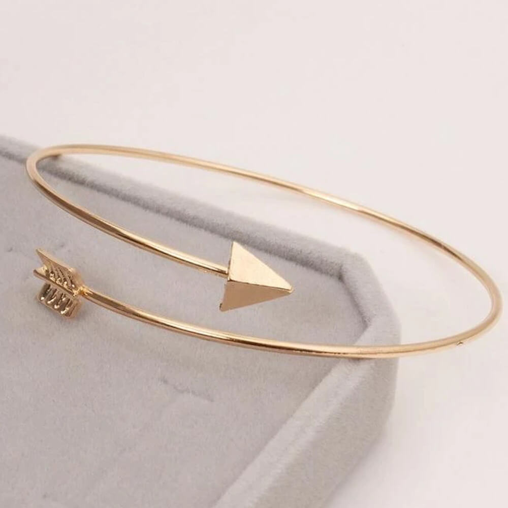 Dainty Gold Arrow Bracelet. Shop Bracelets on Mounteen. Worldwide shipping available.