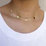 Dainty Star Necklace Choker. Shop Jewelry on Mounteen. Worldwide shipping available.
