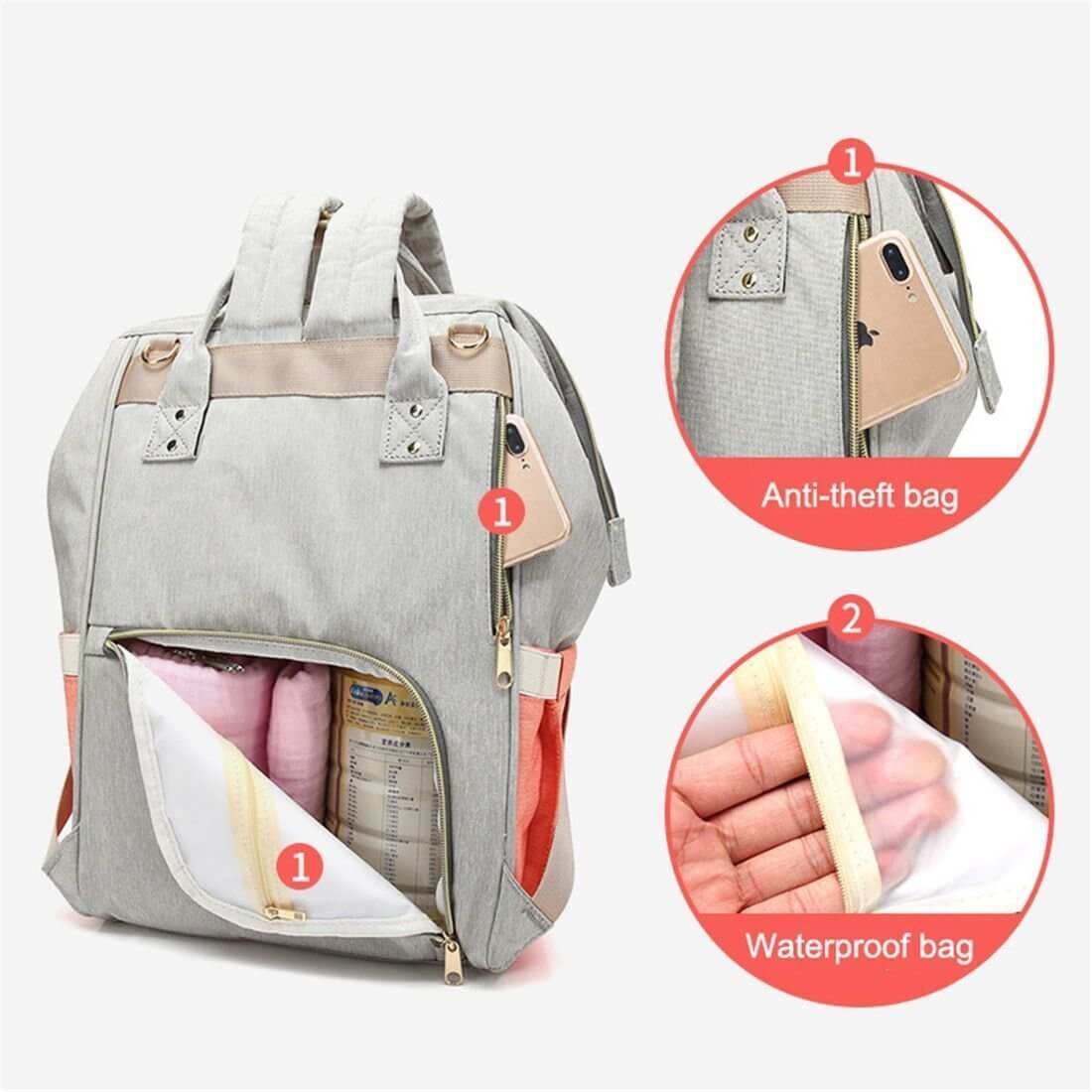 Deluxe Mommy Diaper Backpack. Shop Diaper Bags on Mounteen. Worldwide shipping available.