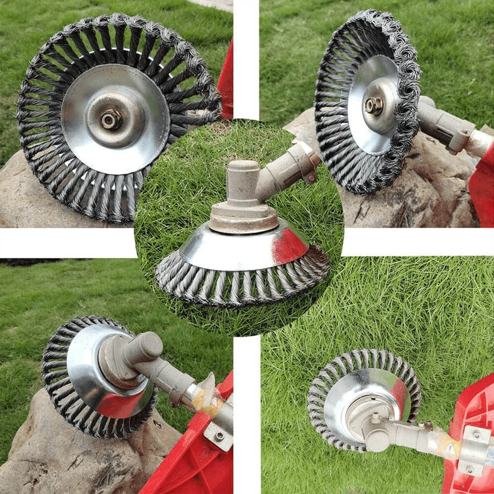 Derusting Weeding Wheel 8 Inch. Shop Weed Trimmer Attachments on Mounteen. Worldwide shipping available.