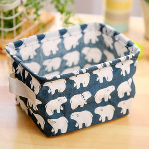 Desktop Fabric Storage Basket. Shop Household Storage Containers on Mounteen. Worldwide shipping available.
