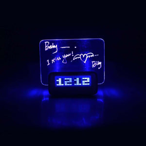 Digital Alarm Clock with Message Board. Shop Alarm Clocks on Mounteen. Worldwide shipping available.