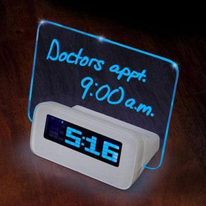 Digital Alarm Clock with Message Board. Shop Alarm Clocks on Mounteen. Worldwide shipping available.