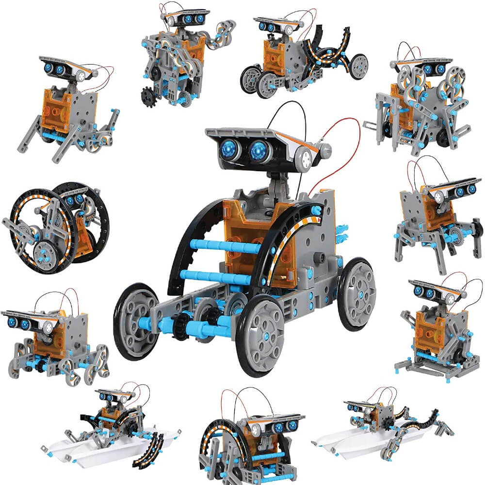DIY Educational 12-in-1 Solar Robotic Kits. Shop Robotic Toys on Mounteen. Worldwide shipping available.