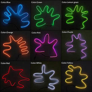 DIY Flexible Multi-Colored Neon Wire LED Lights. Shop Night Lights & Ambient Lighting on Mounteen. Worldwide shipping available.