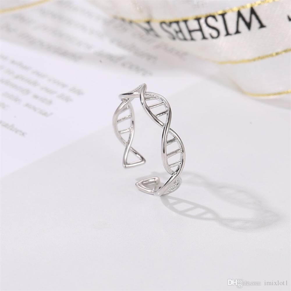 Double Helix DNA Ring. Shop Jewelry on Mounteen. Worldwide shipping available.