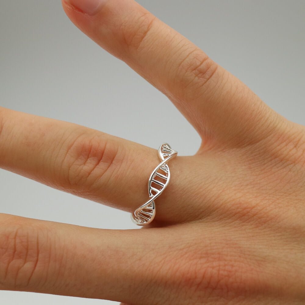 Double Helix DNA Ring. Shop Jewelry on Mounteen. Worldwide shipping available.