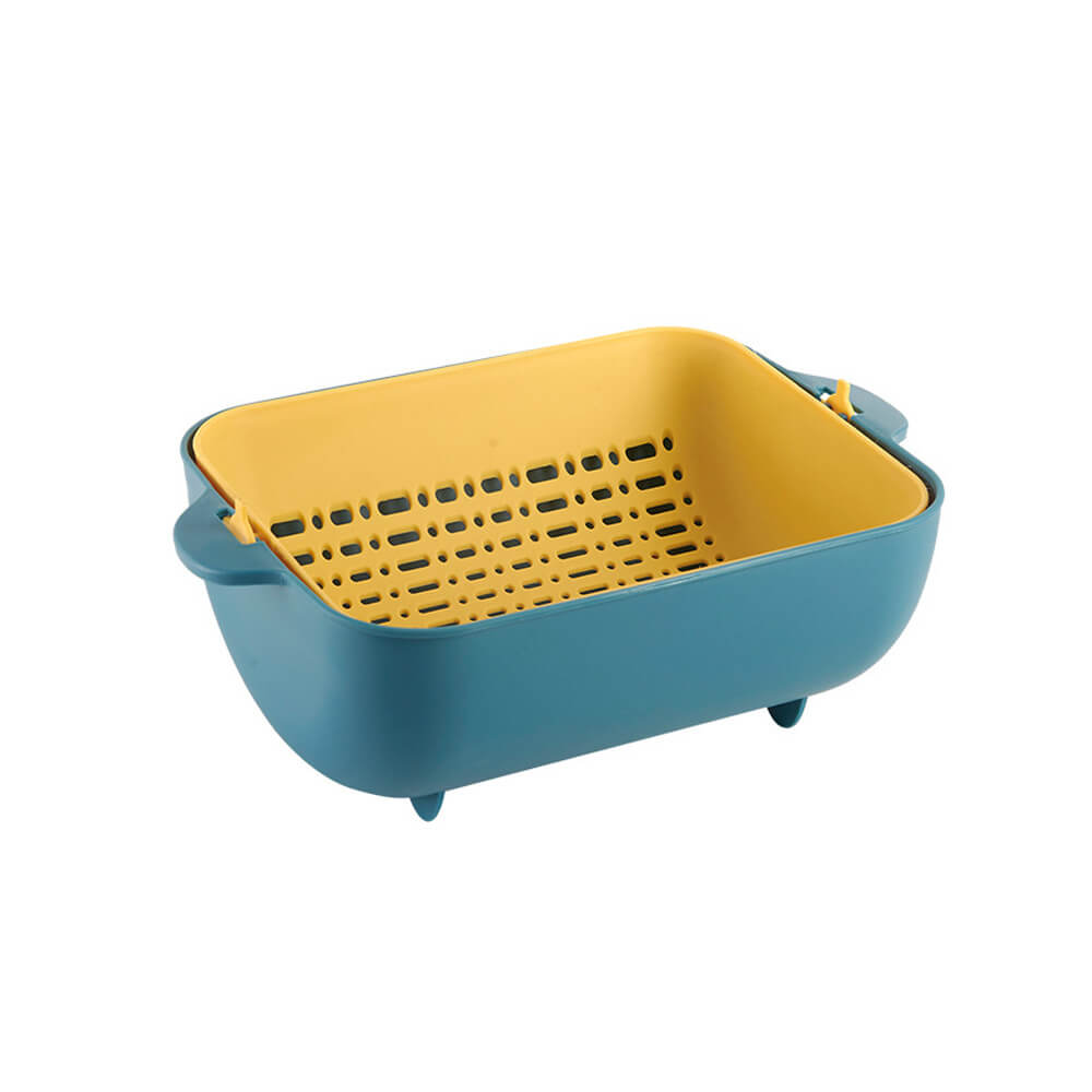 Double Plastic Vegetable Washing Basket. Shop Colanders & Strainers on Mounteen. Worldwide shipping available.