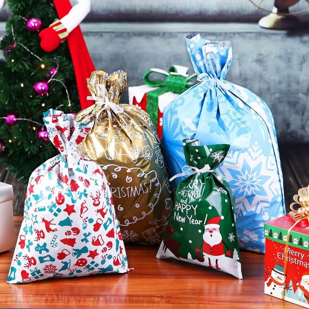 Drawstring Christmas Gift Bags 30-Piece Set. Shop Gift Bags on Mounteen. Worldwide shipping available.