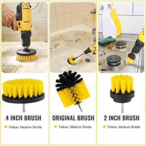 Drill Brush Scrubber - 3 Piece Set. Shop Scrub Brushes on Mounteen. Worldwide shipping available.