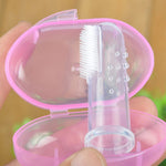Dual-Sided Silicone Infant Finger Toothbrush. Shop Baby Health & Grooming Kits on Mounteen. Worldwide shipping available.