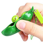 Edamame Pea Pod Keychain Fidget Toy. Shop Keychains on Mounteen. Worldwide shipping available.