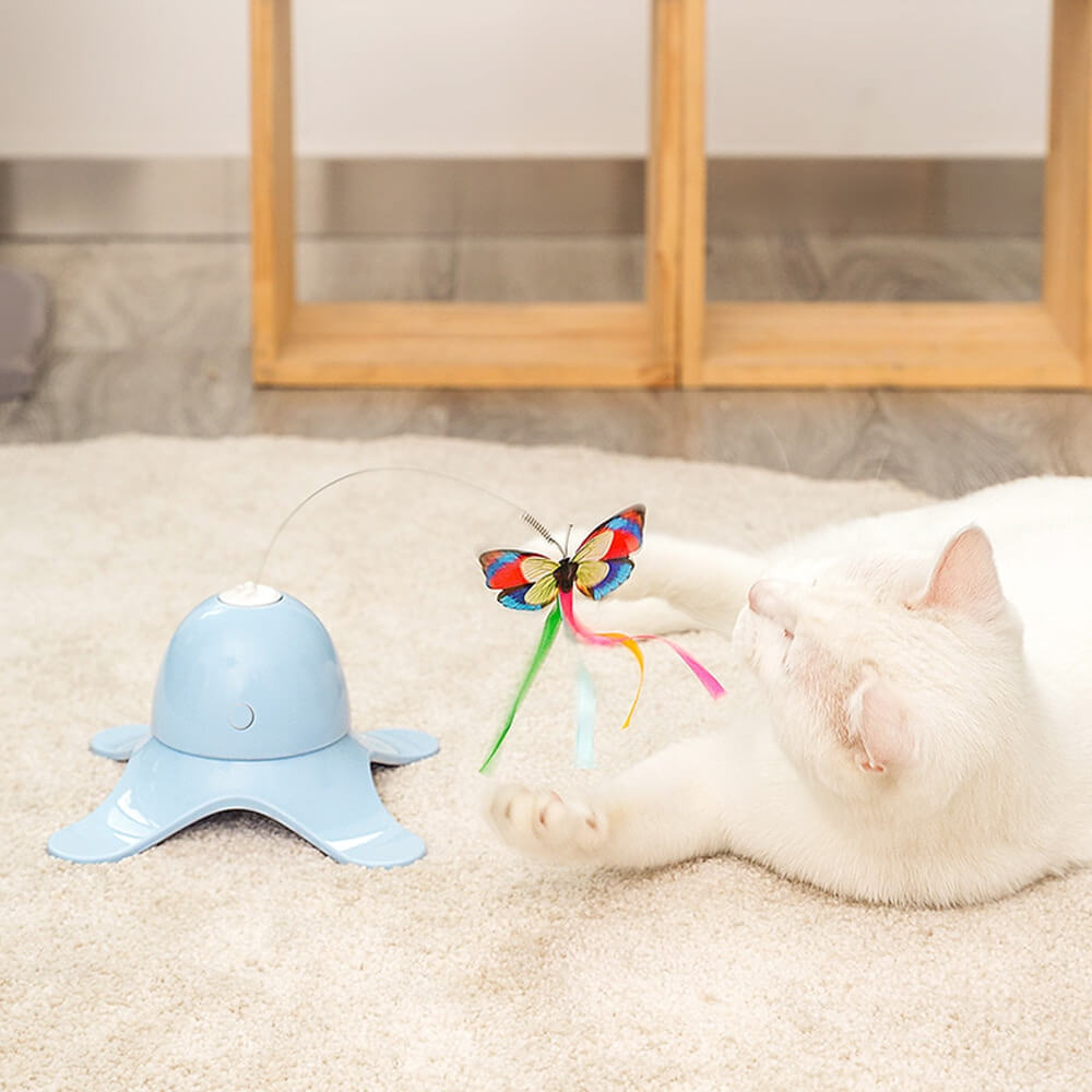 Electronic Rotating Butterfly Cat Toy. Shop Cat Toys on Mounteen. Worldwide shipping available.