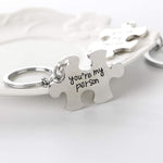 Engraved You're My Person Keychain. Shop Jewelry on Mounteen. Worldwide shipping available.
