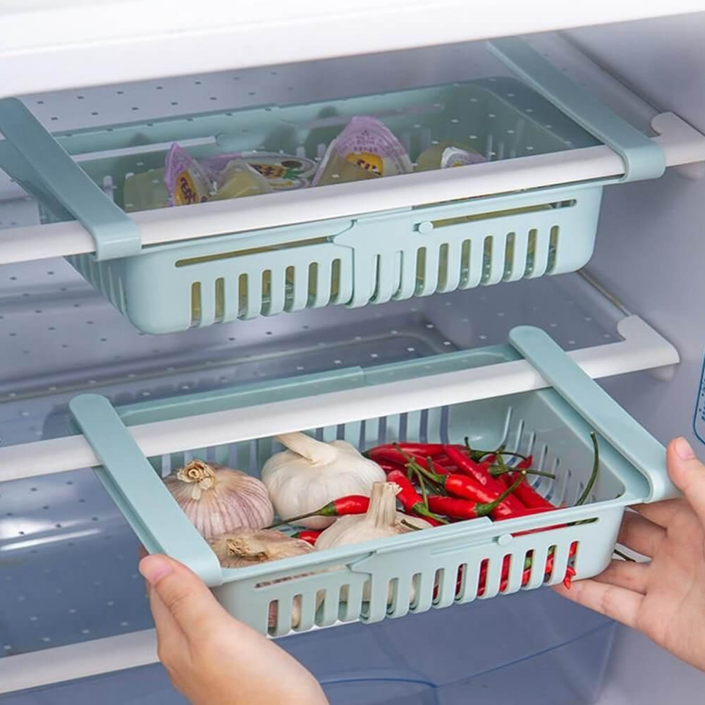 Extendable Clip-On Fridge Container. Shop Refrigerator Accessories on Mounteen. Worldwide shipping available.