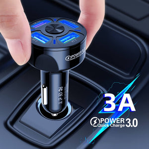 Fast Charging 4 Port Car Charger Adapter. Shop Motor Vehicle Electronics on Mounteen. Worldwide shipping available.