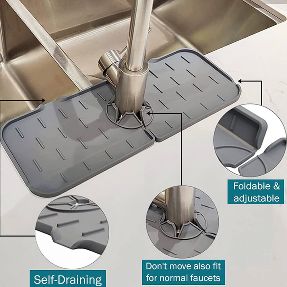 Faucet Guard Kitchen Mat for Kitchen Sinks. Shop Sink Mats & Grids on Mounteen. Worldwide shipping available.