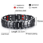 FitMen Germanium Magnetic Bracelet. Shop Jewelry on Mounteen. Worldwide shipping available.