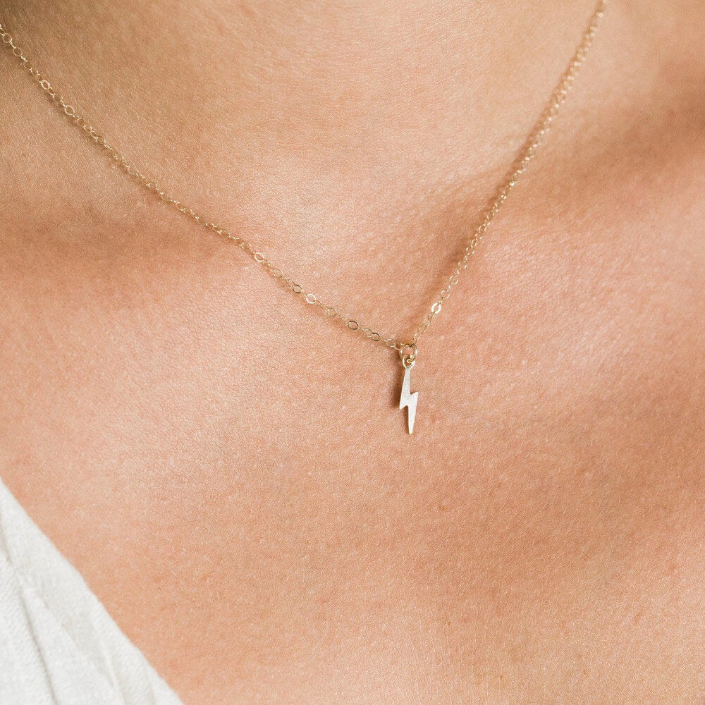 Flash Lightning Bolt Necklace. Shop Jewelry on Mounteen. Worldwide shipping available.