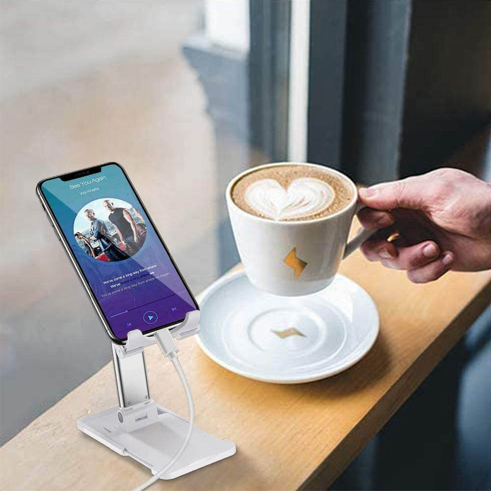 Foldable Metal Desktop Phone Stand Holder. Shop Mobile Phone Stands on Mounteen. Worldwide shipping available.