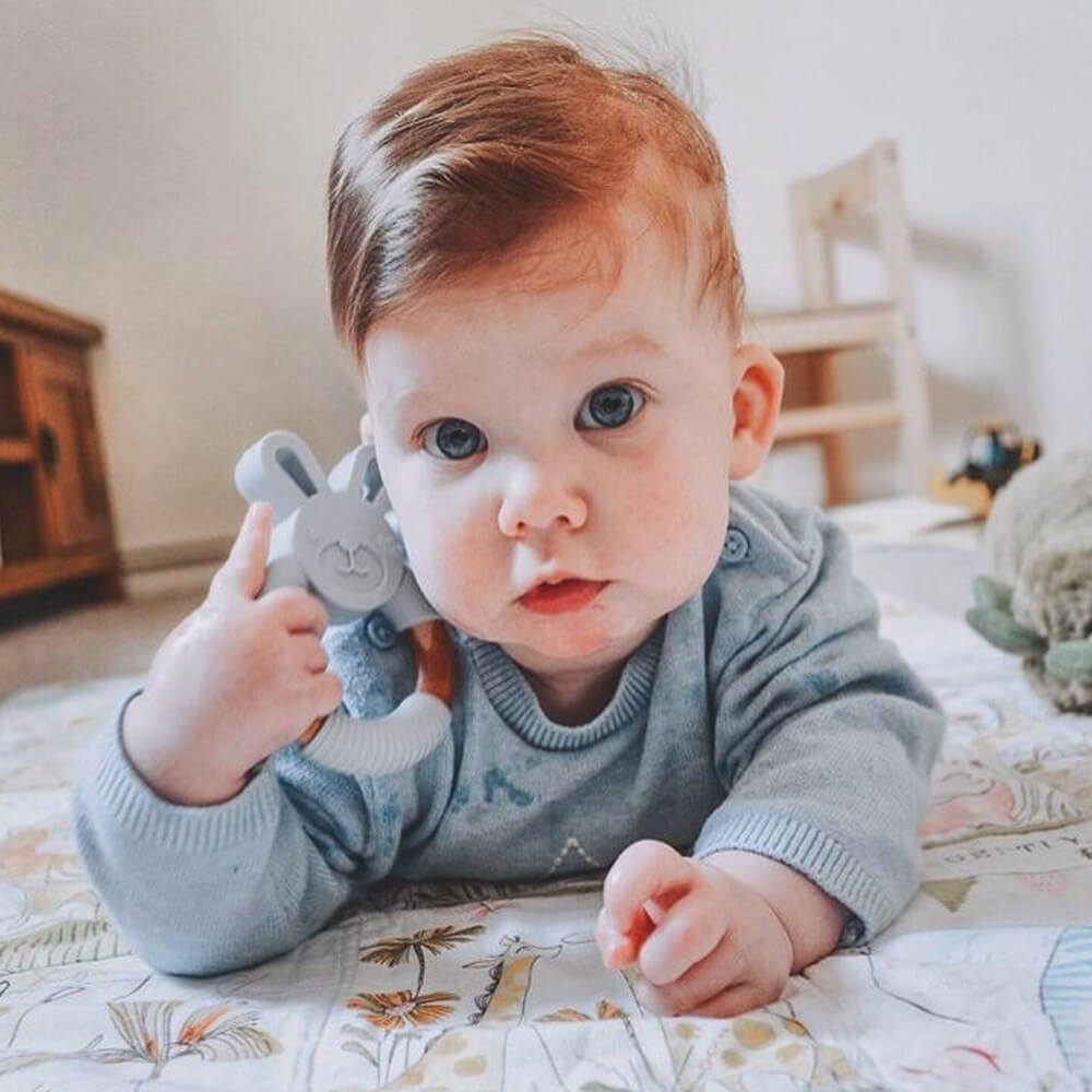 Food Grade Bunny Teether Ring. Shop Baby Toys & Activity Equipment on Mounteen. Worldwide shipping available.