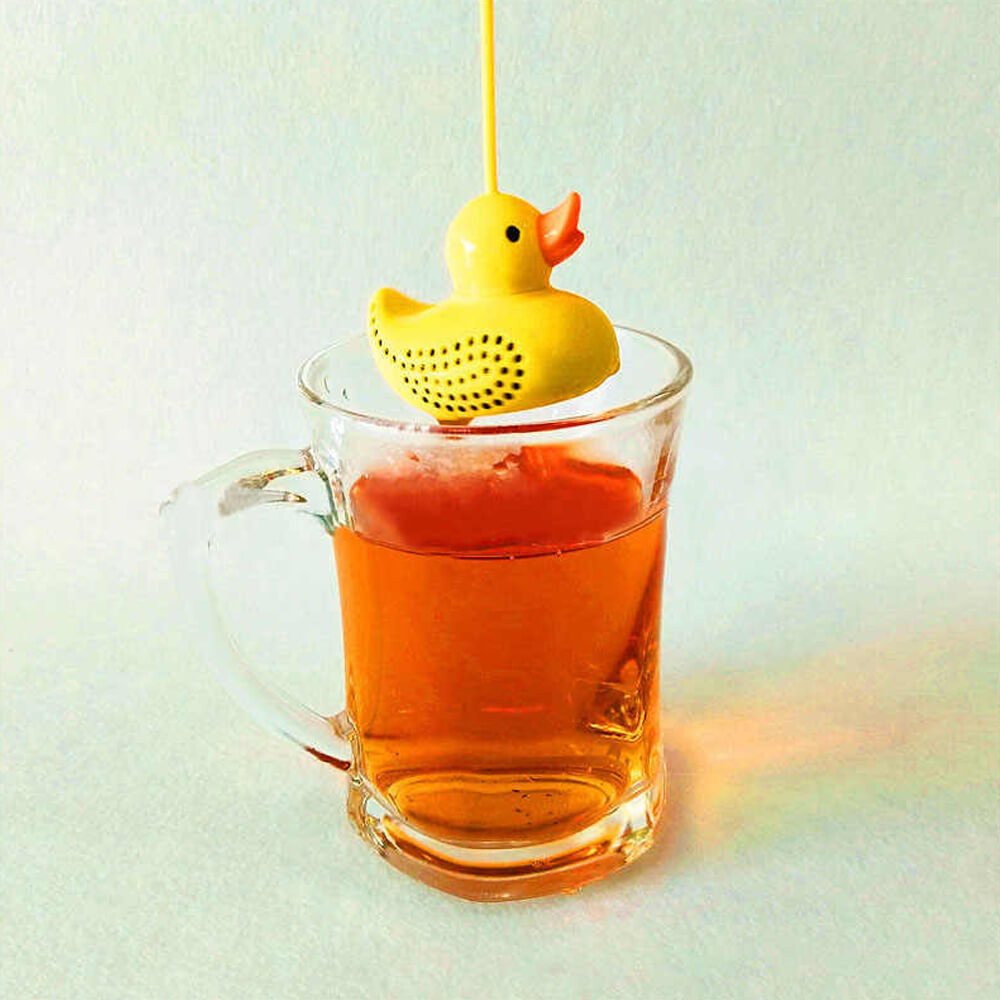 Food Grade Silicone Duck Tea Infuser. Shop Tea Strainers on Mounteen. Worldwide shipping available.