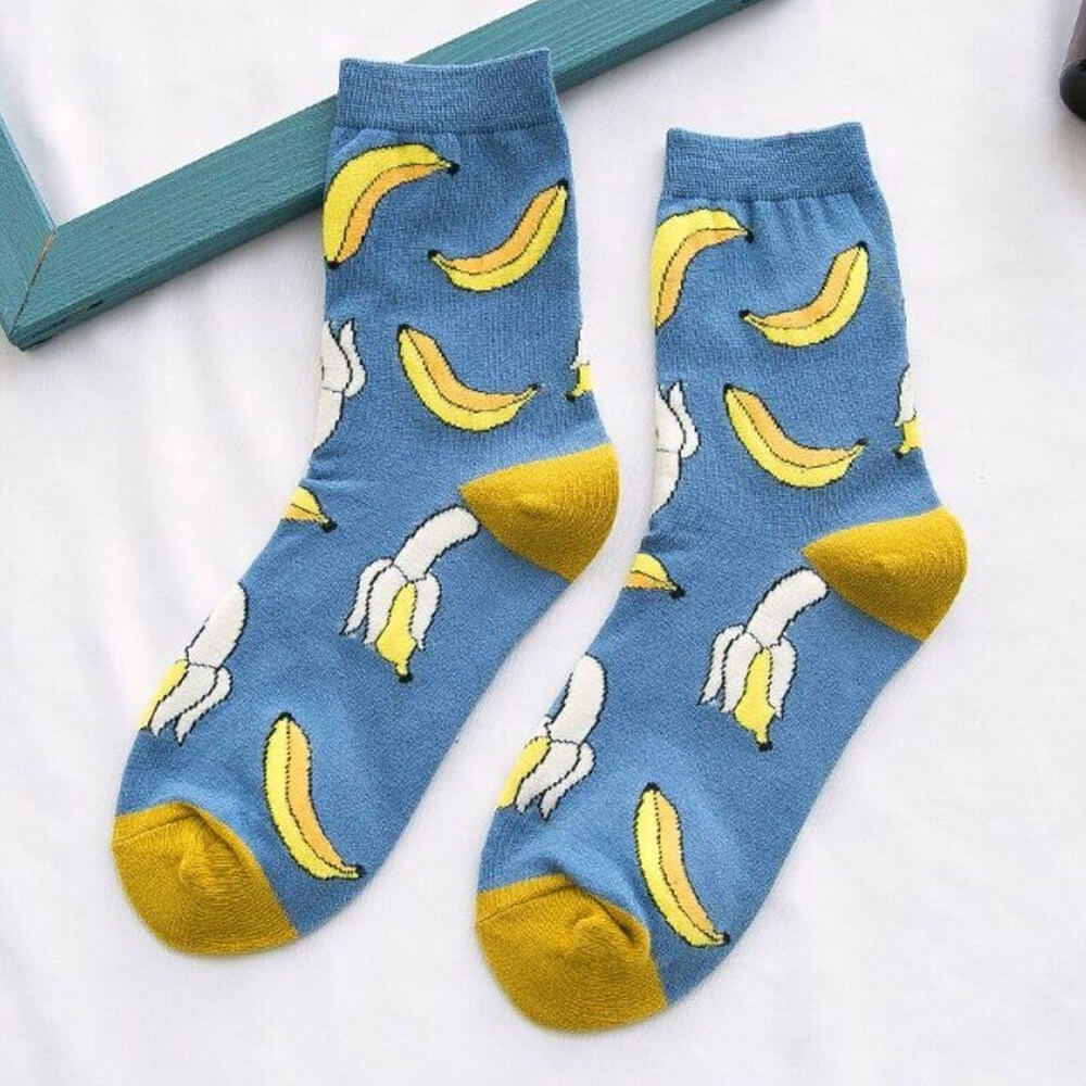Funny Banana Socks. Shop Hosiery on Mounteen. Worldwide shipping available.