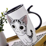 Spill proof cat mug