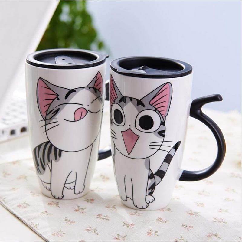Funny cat mugs