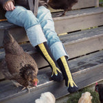 Funny Chicken Leg Socks Knee High Unisex. Shop Hosiery on Mounteen. Worldwide shipping available.