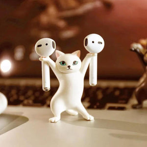 Funny Sassy Dancing Cat Airpod Holder. Shop Audio Accessories on Mounteen. Worldwide shipping available.