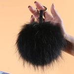 Fur Charm Puff Ball Purse Keychain. Shop Keychains on Mounteen. Worldwide shipping available.