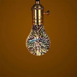Galaxy 3D Infinity Fireworks Light Bulb. Shop LED Light Bulbs on Mounteen. Worldwide shipping available.
