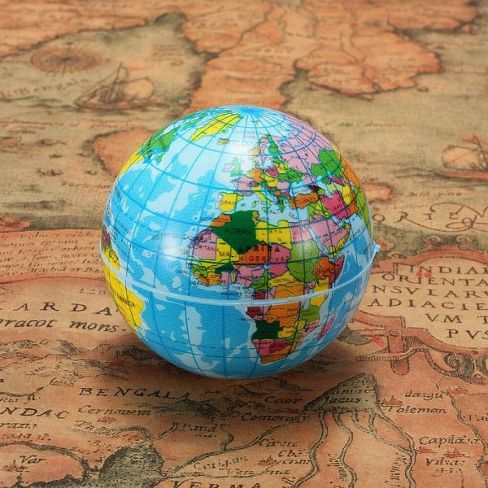 Globe Squeeze Ball. Shop Manual Massage Tools on Mounteen. Worldwide shipping available.
