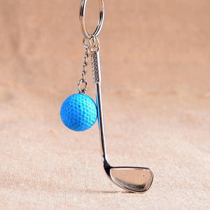 Blue Golf Ball Keychain - Shop Golf on Mounteen. Worldwide shipping.