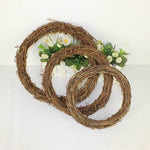 Grapevine wreath frame